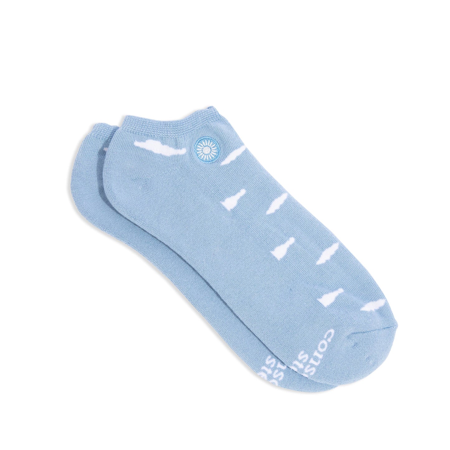 Conscious Step - Ankle Socks that Support Mental Health | Floating Clouds