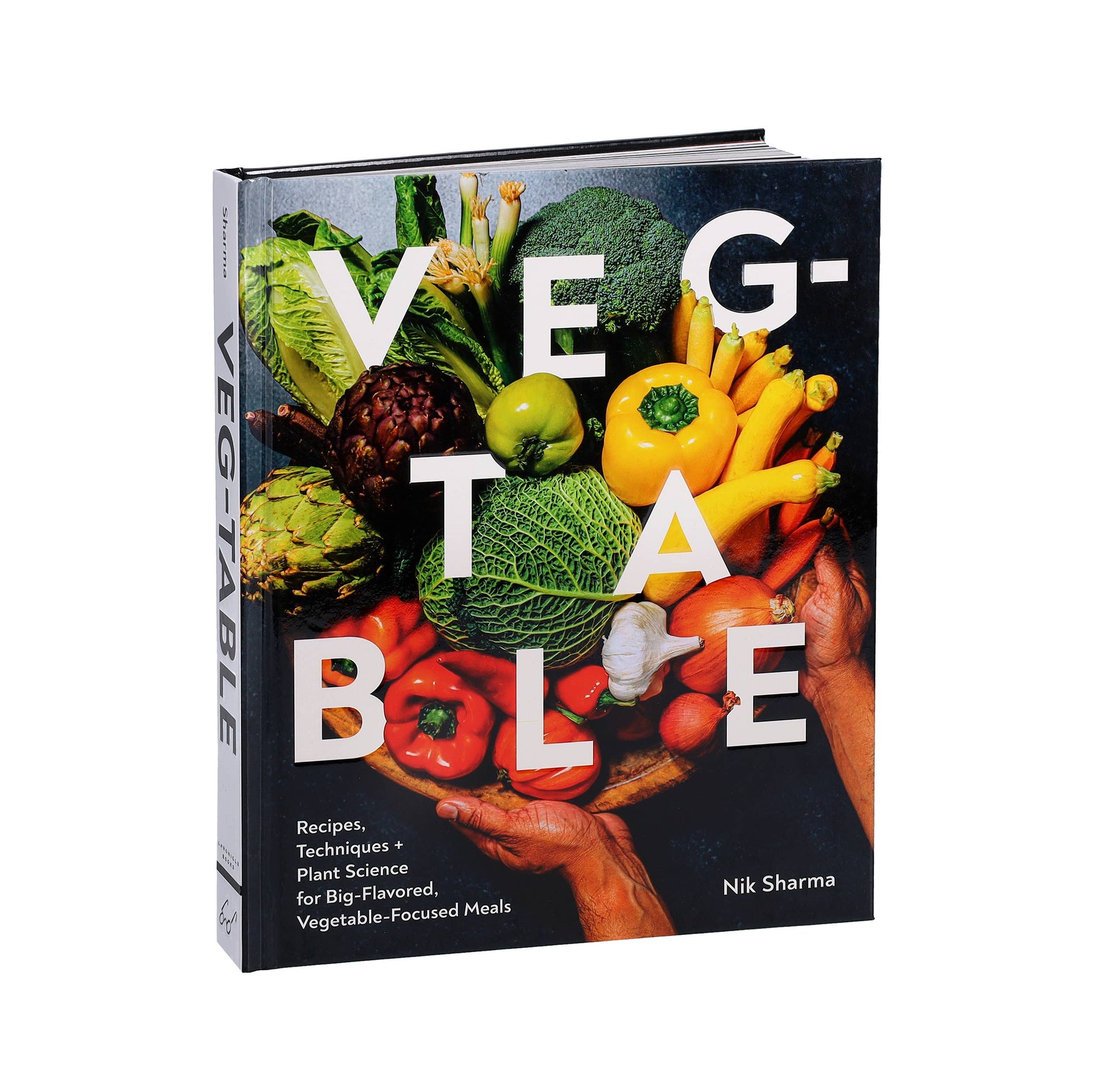 Book titled 'Vegetable' with colorful vegetables on the cover