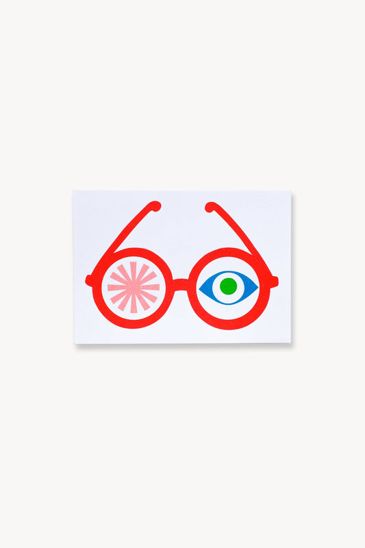 Red Glasses Mini Risograph