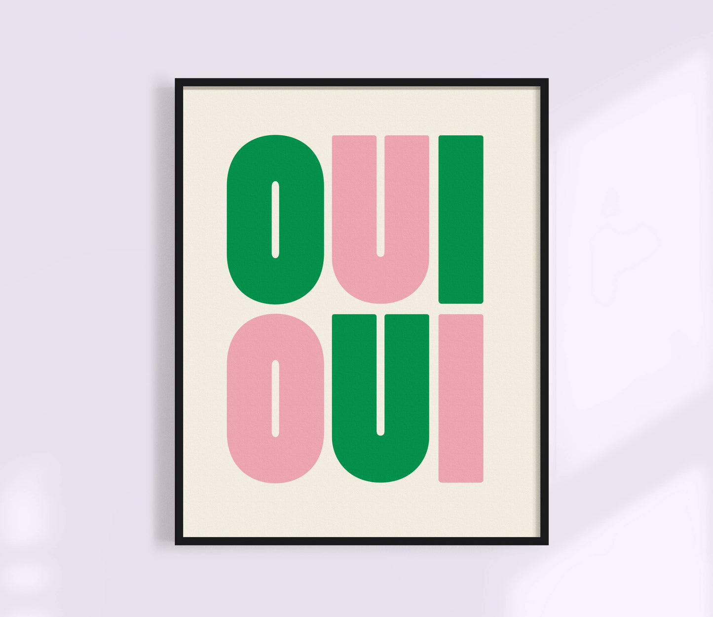 Kuku Studio | Oui Oui Print | Funny Bathroom Art