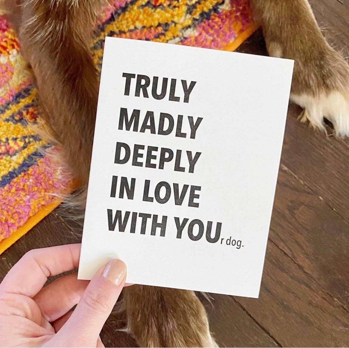 Pretty Alright Goods | Love Your Dog (Love Card)
