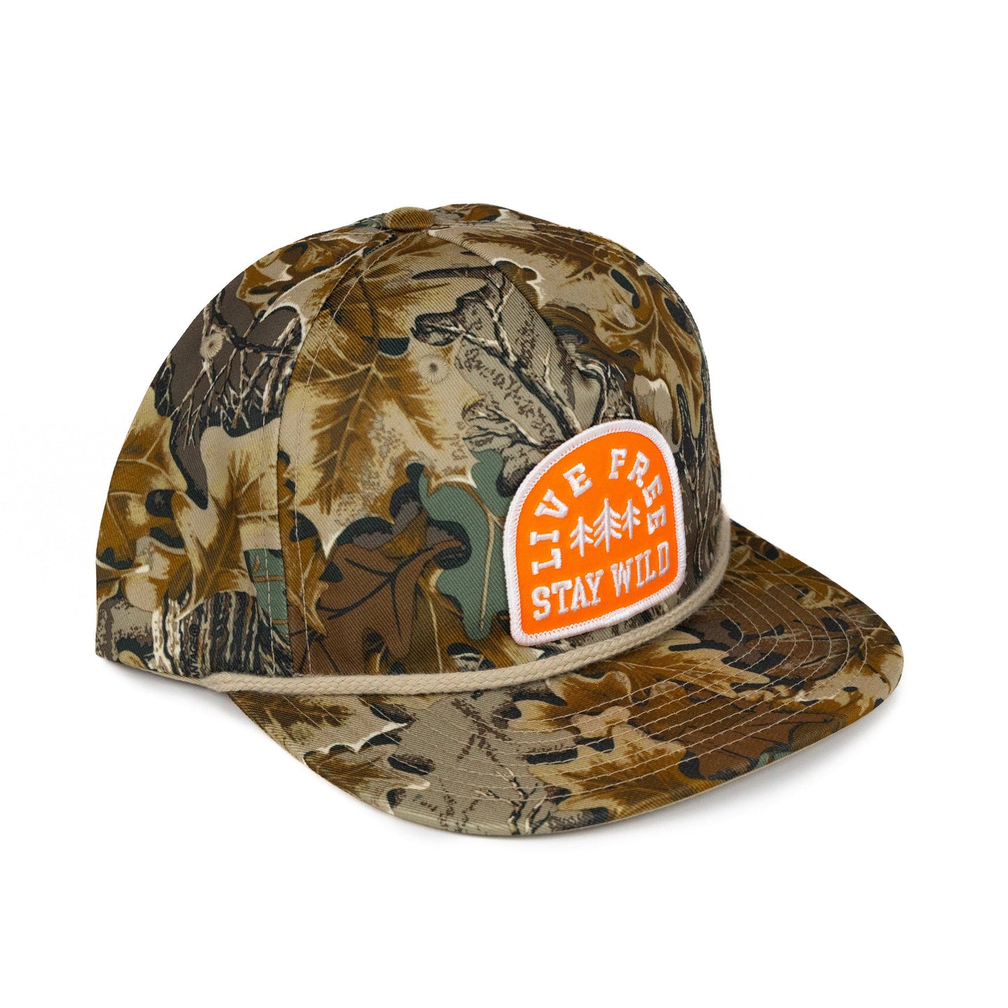 TriPine | Live Free Stay Wild Rope Flatbill Hat