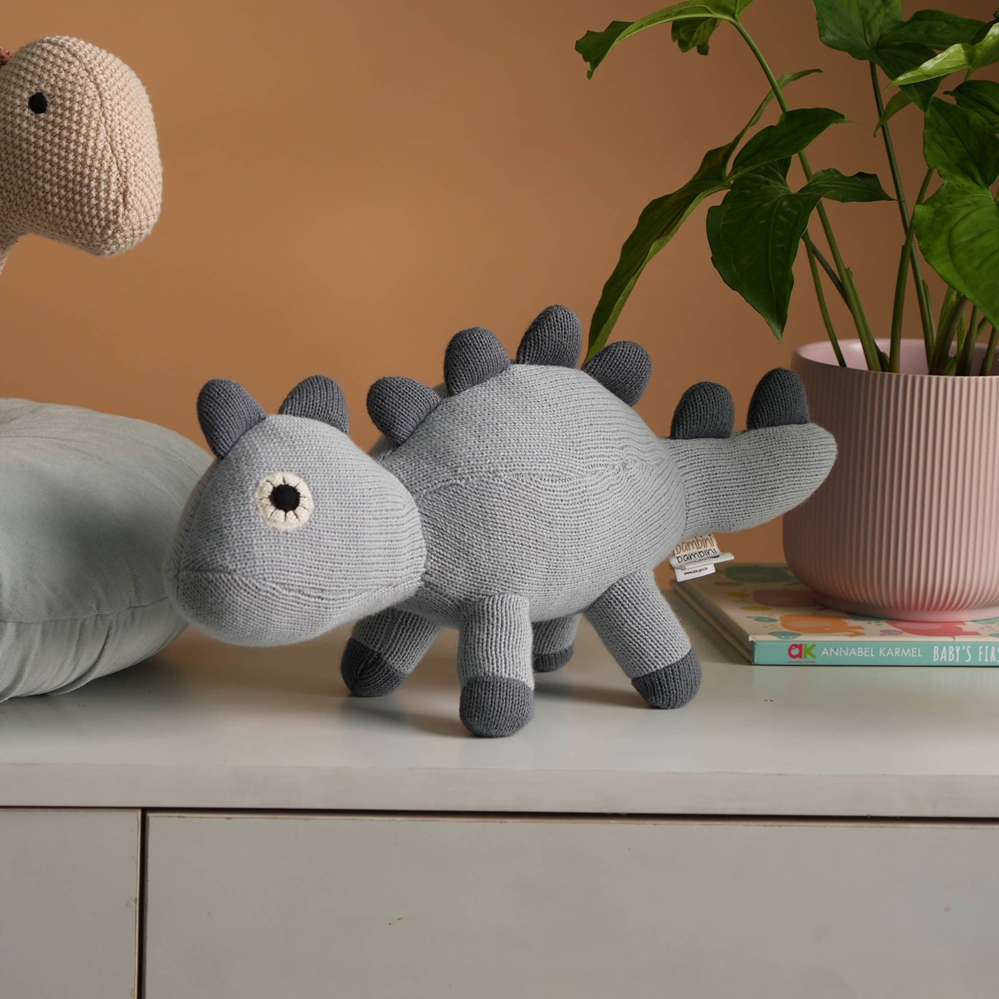 100% Handmade Cotton Knitted Soft Mocha Plush Toy/Soft Toys