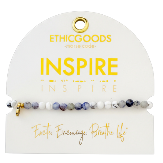 ETHICGOODS | Morse Code Bracelet | INSPIRE