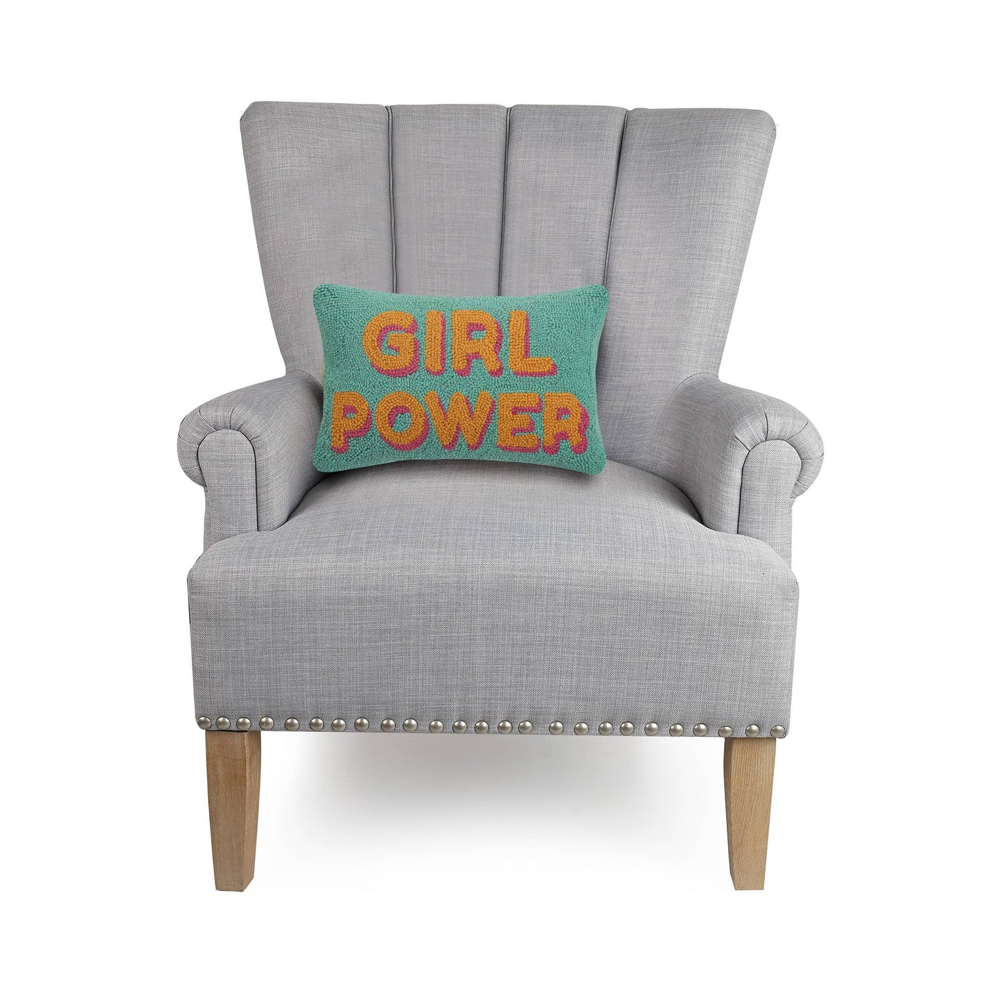 Peking Handicraft | Girl Power Hook Pillow