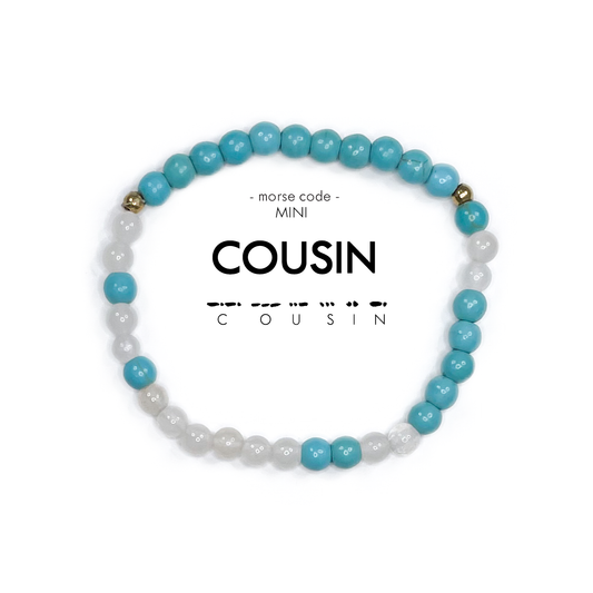 MINI Kids Morse Code Bracelet | COUSIN - Fair Trade