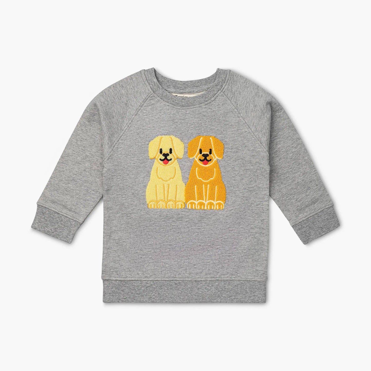 Monica + Andy | Embroidered Crewneck Sweatshirt Puppy BFFs