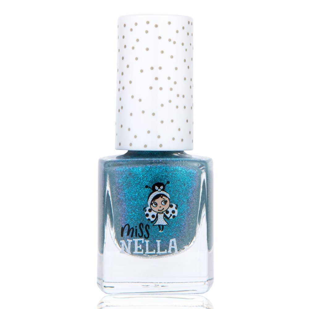 Blue The Candles Kids Peel Off Odor Free Nail Polish