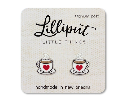 Lilliput Little Things | Coffee Cup Earrings