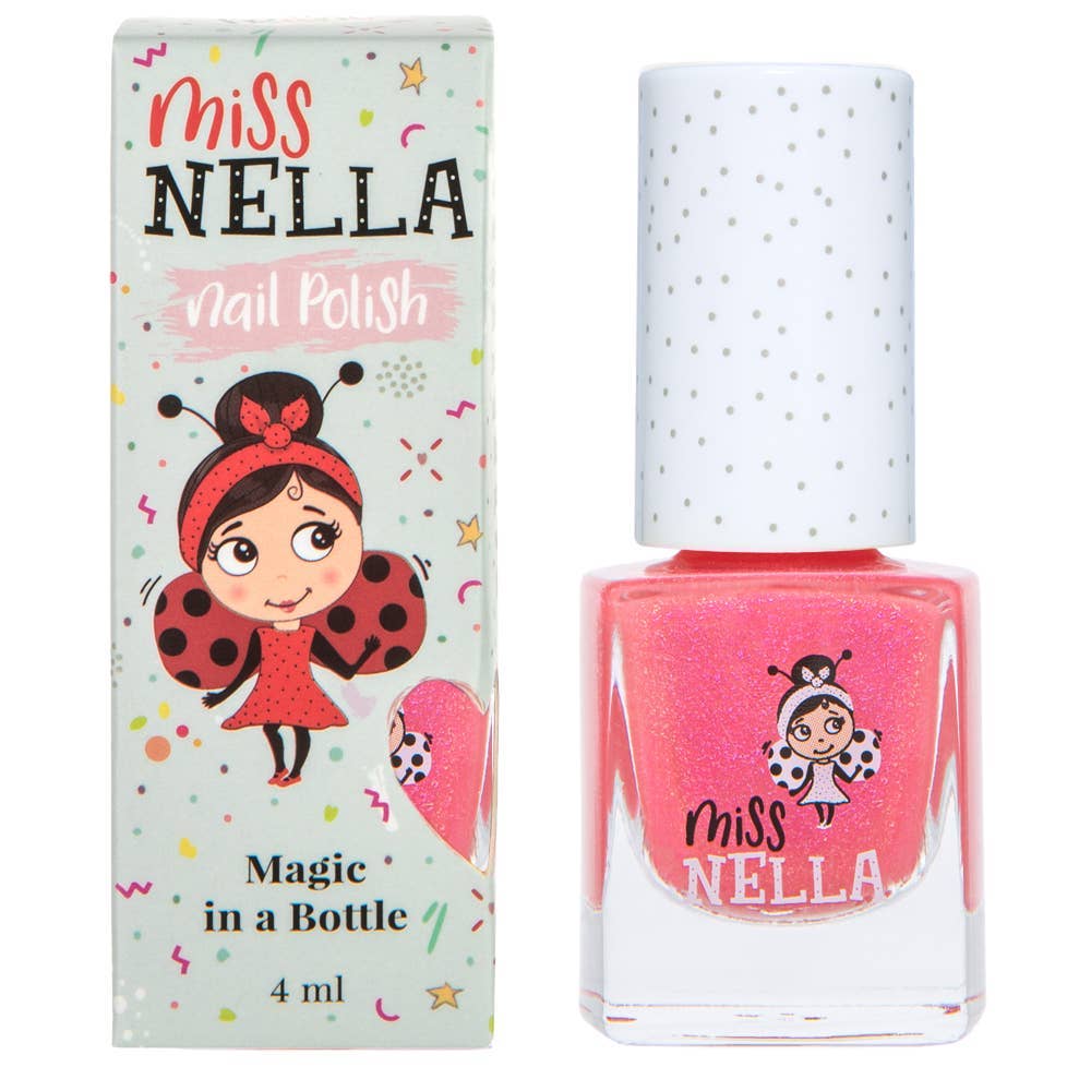Miss Nella | Tickle Me Pink Kids Peel Off Odour Free Nail Polish