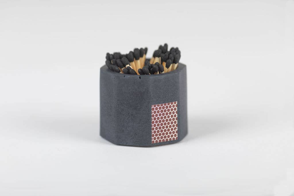 Tenn Prairie | Hand-poured Concrete Match Holder