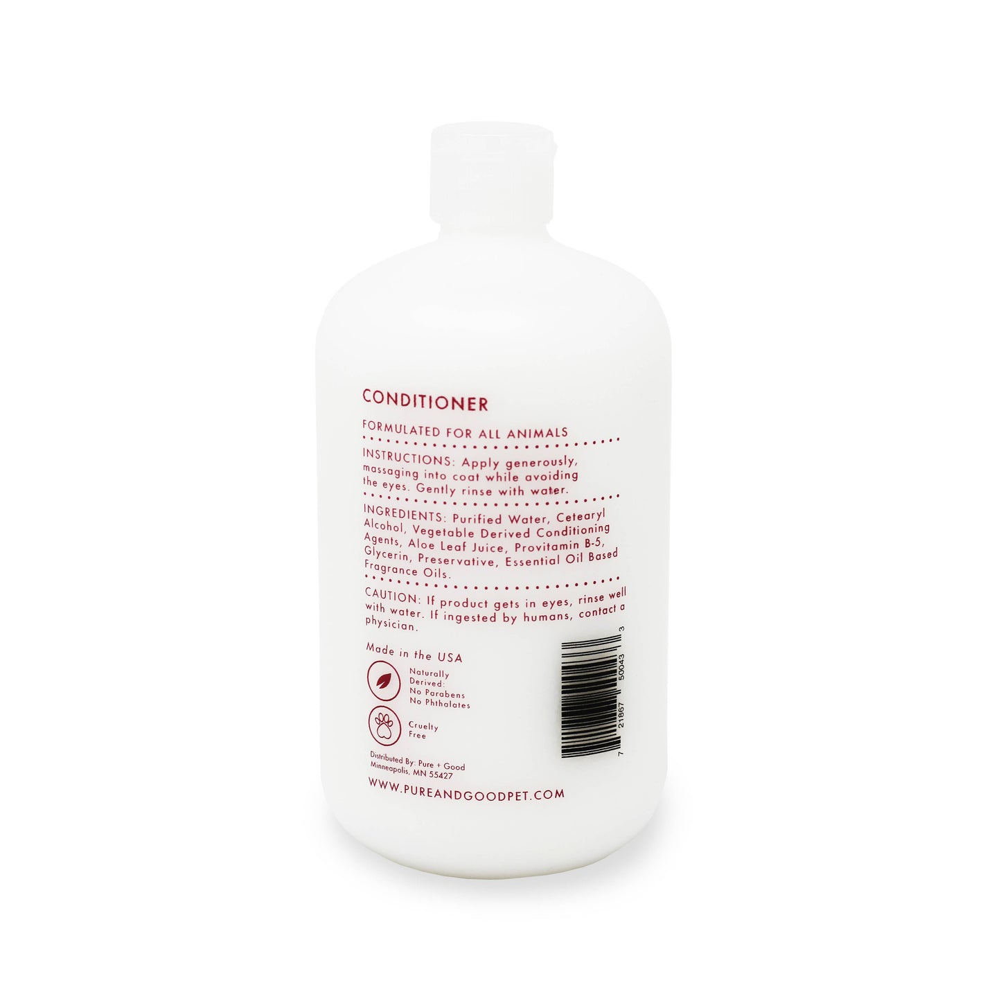 Pure + Good | Dog & Cat Conditioner | Sandalwood + Coconut