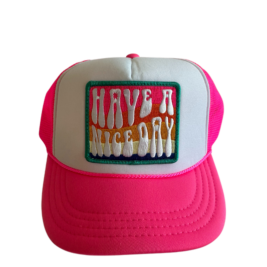 Have a Nice Day Kids Trucker Hat