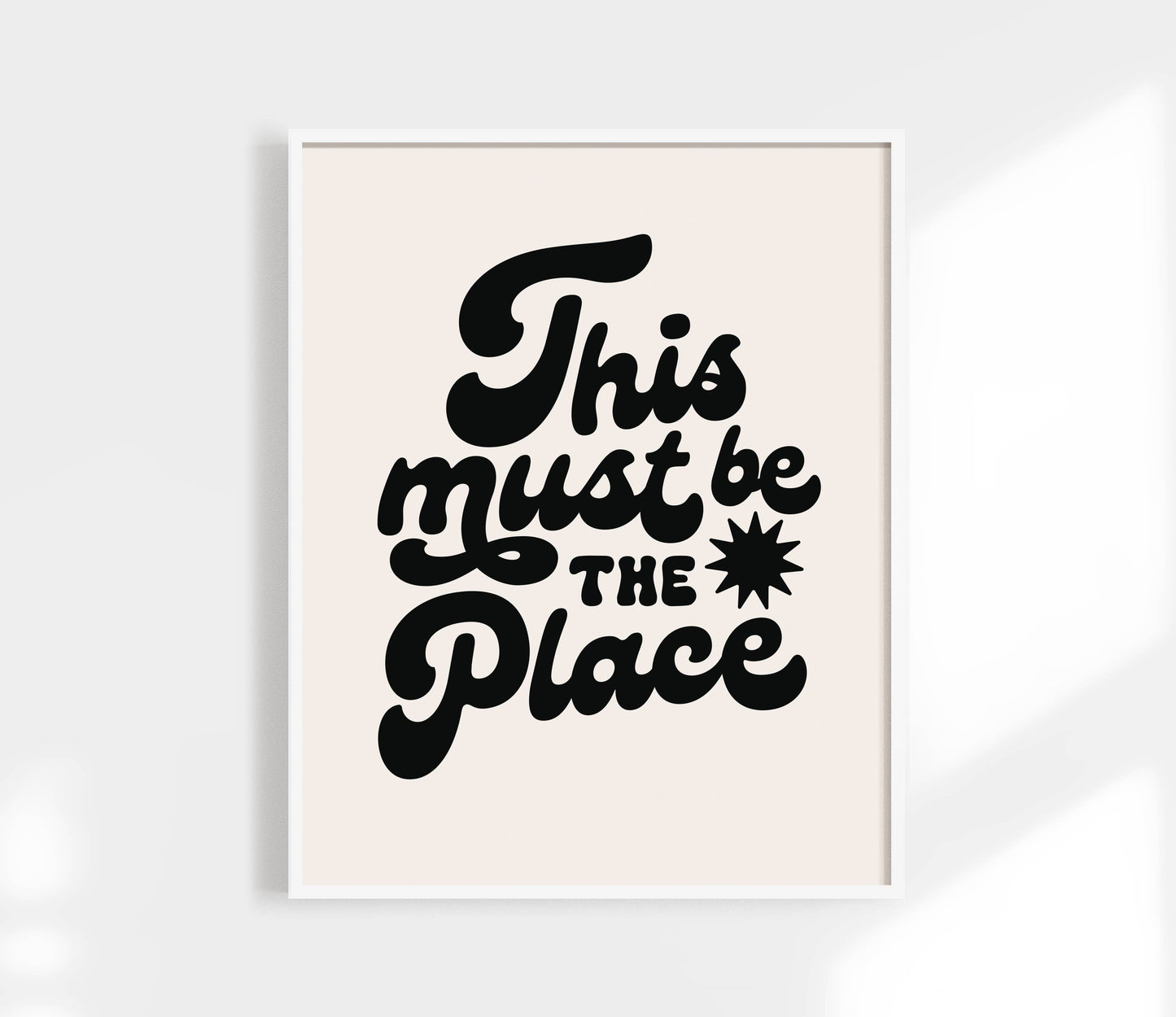 Kuku Studio | This Must Be The Place Print