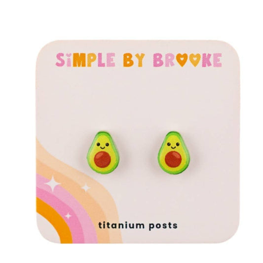 Kawaii Avocado Earrings