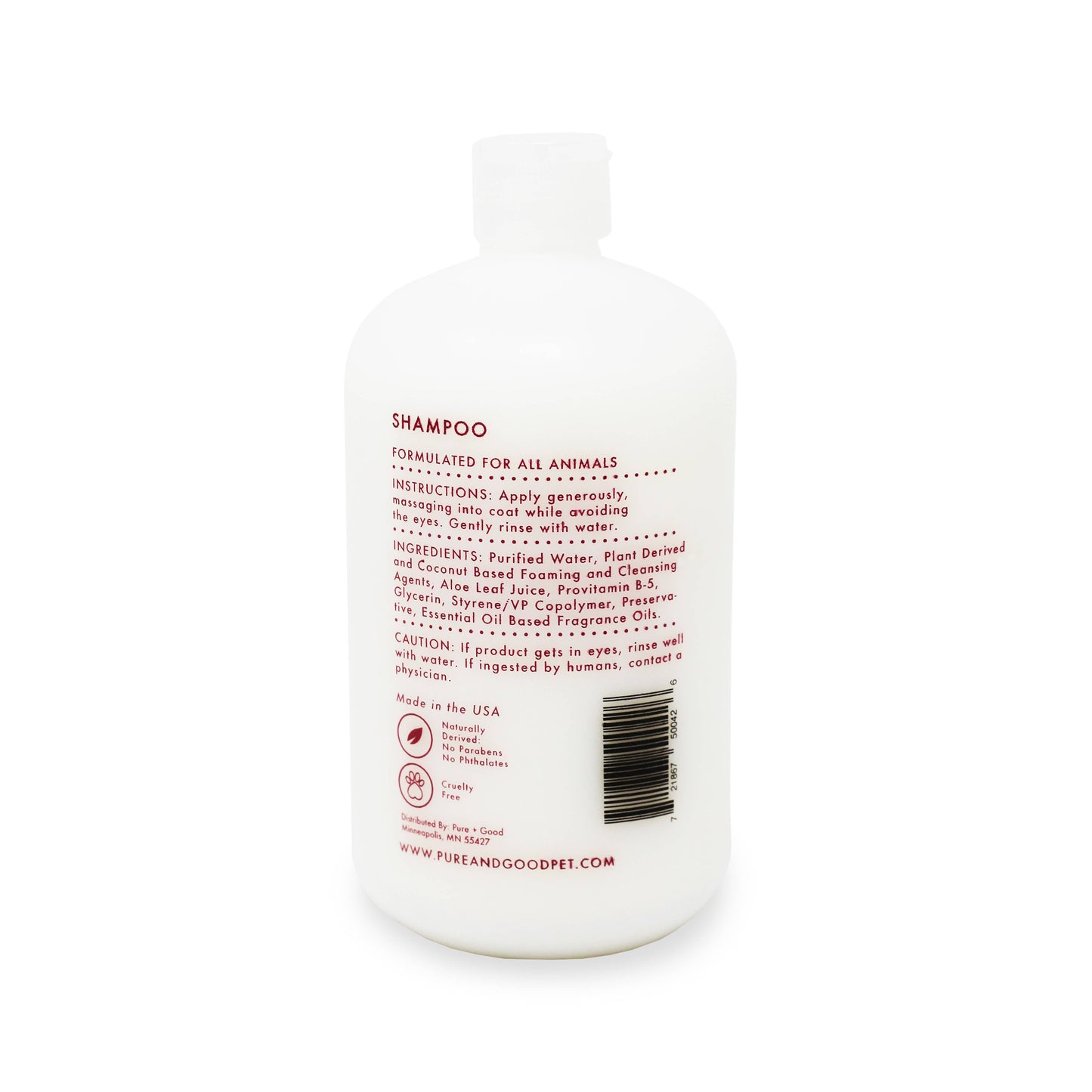 Pure + Good | Dog & Cat Shampoo | Sandalwood + Coconut