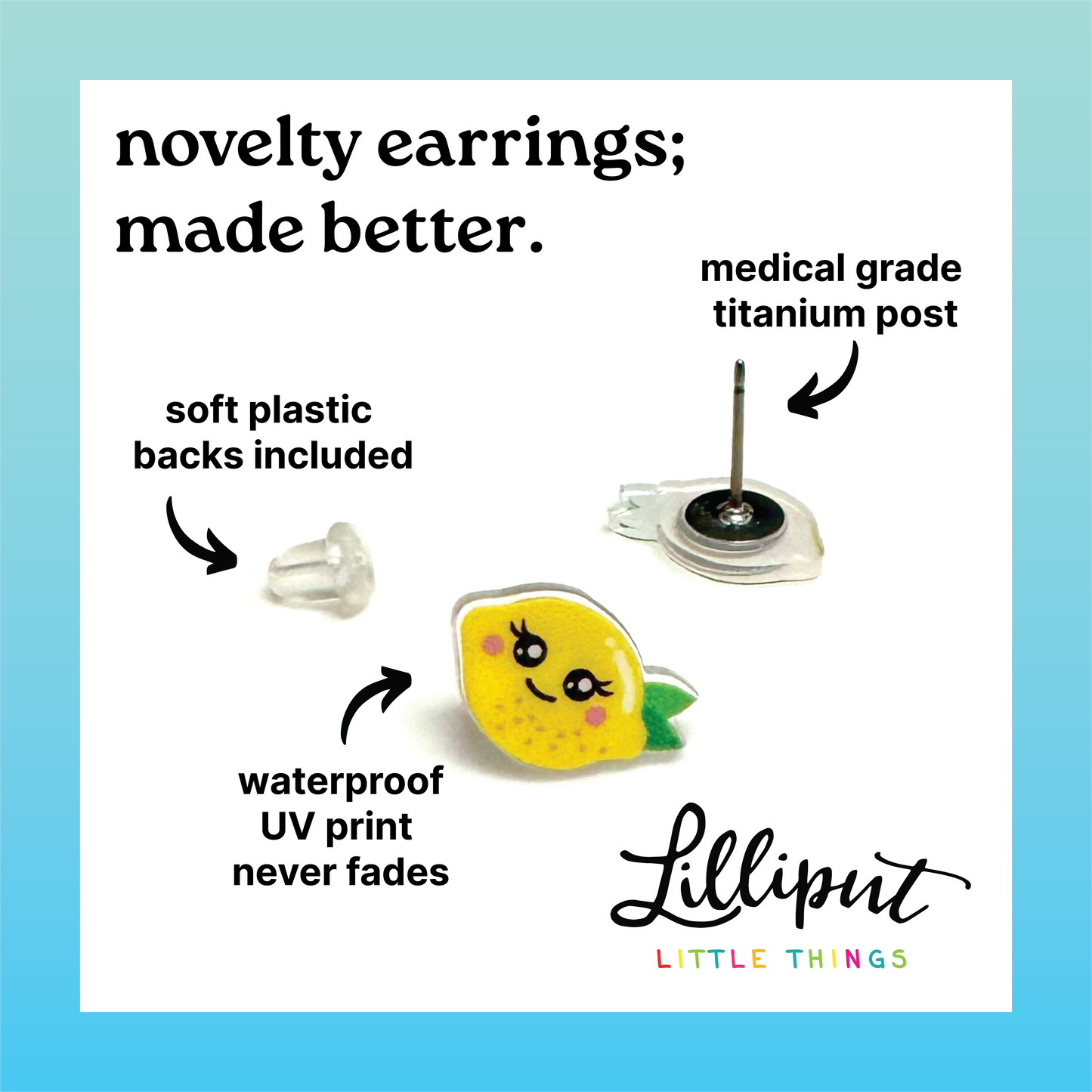 Lilliput Little Things | Panda Earrings