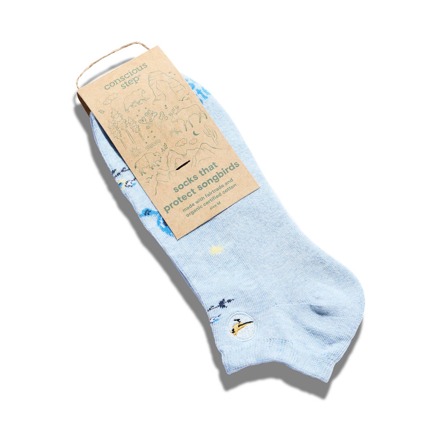 Conscious Step - Ankle Socks that Protect Songbirds | Gifts for Nature Lovers