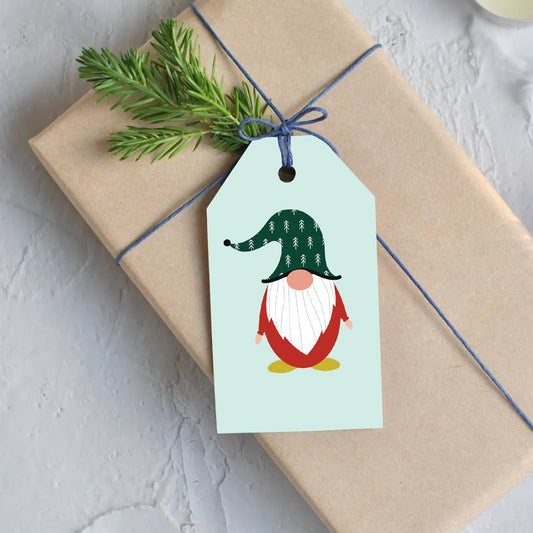 Gnome Gift Tags -  Set of 6