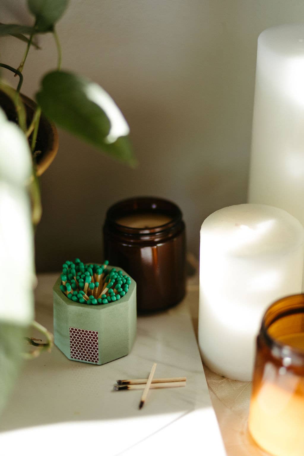 Tenn Prairie | Hand-poured Concrete Match Holder