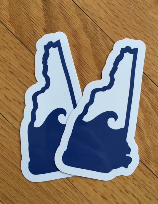 Wave NH Sticker