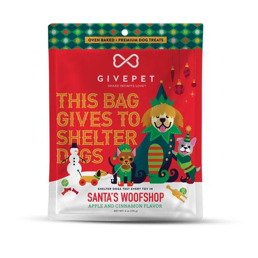 GivePet | Santa's Woofshop Holiday Dog Treat