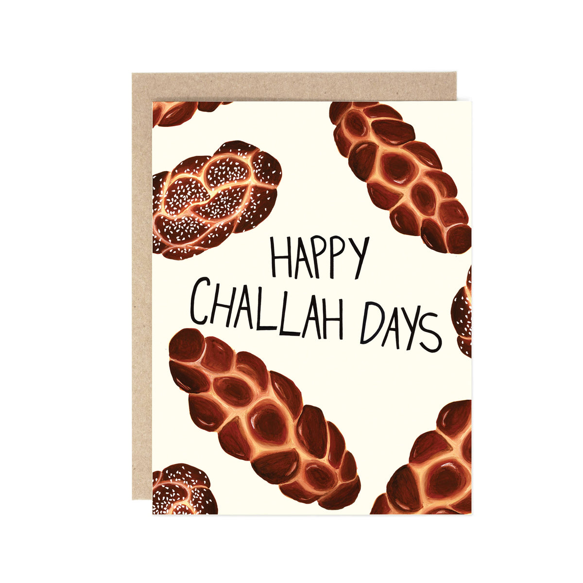 'HAPPY CHALLAH DAYS' greeting card
