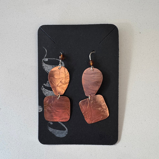 Ciao | Theresa Frampton | Copper Danglers