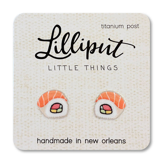 Lilliput Little Things | Sushi Roll Earrings