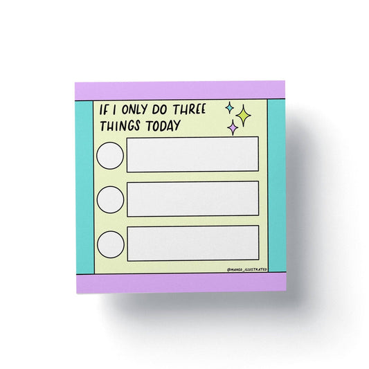 Notepad with a to-do list design on a white background
