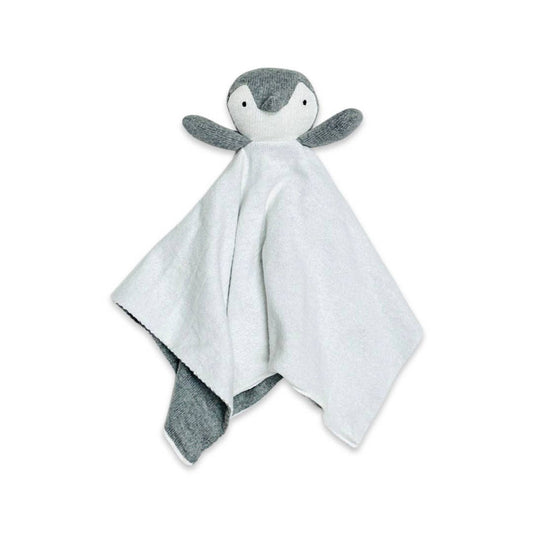 Organic Baby Lovey Penguin Security Blanket