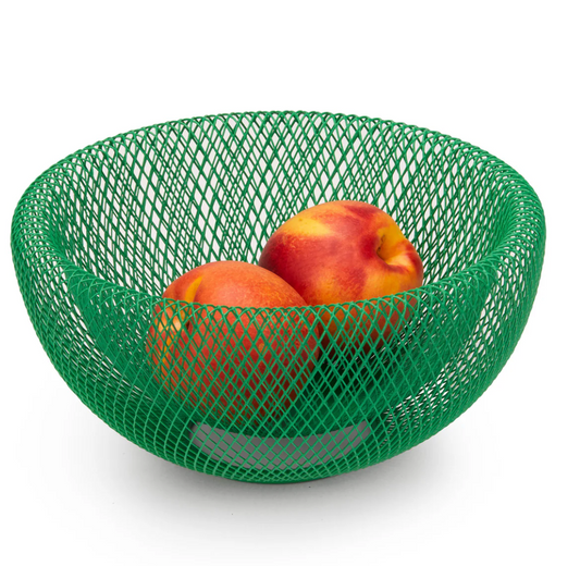 Green Wire Mesh Bowl