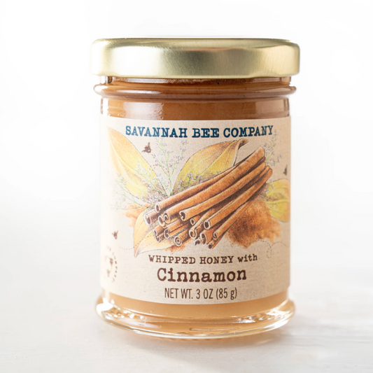 Savannah Bee Company Whipped Honey Cinnamon 3oz