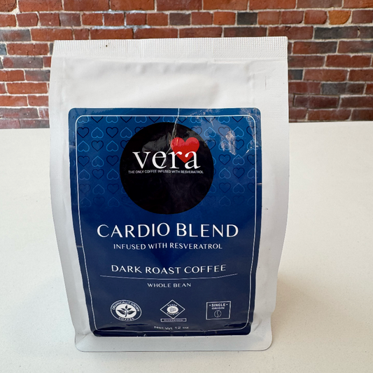 Vera Cardio Blend Medium Roast Coffee - Whole