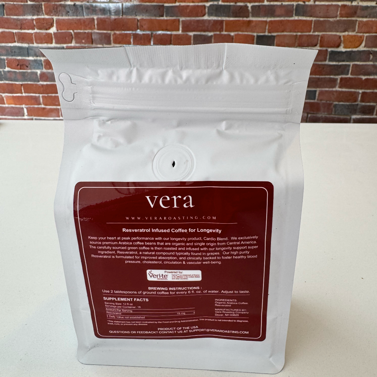 Vera Cardio Blend Dark Roast Coffee - Ground