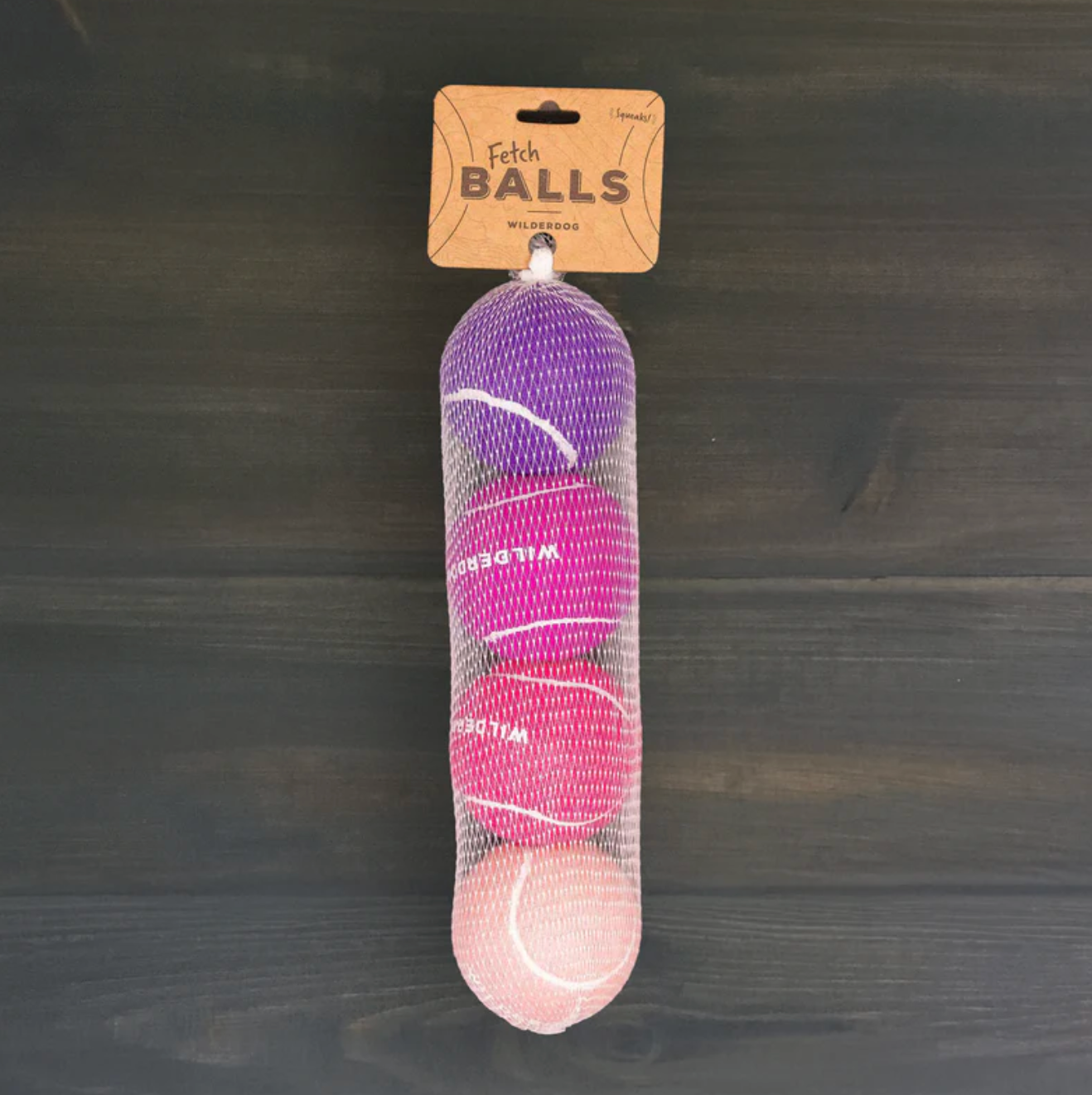 pink balls in a pouch