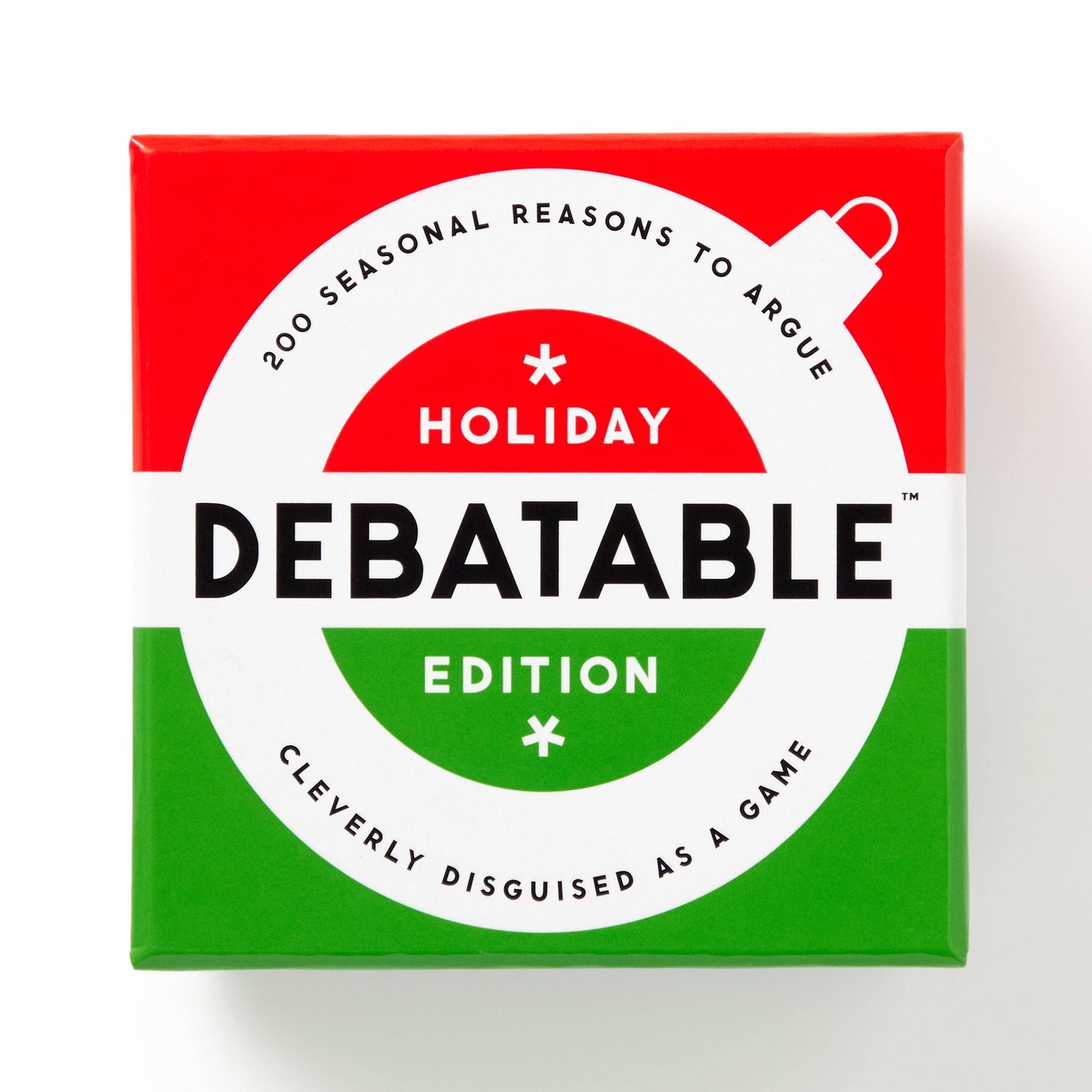 Chronicle Books | Brass Monkey | Debatable Holiday Edition Social Game