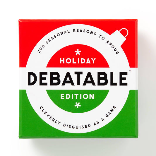 Chronicle Books | Brass Monkey | Debatable Holiday Edition Social Game