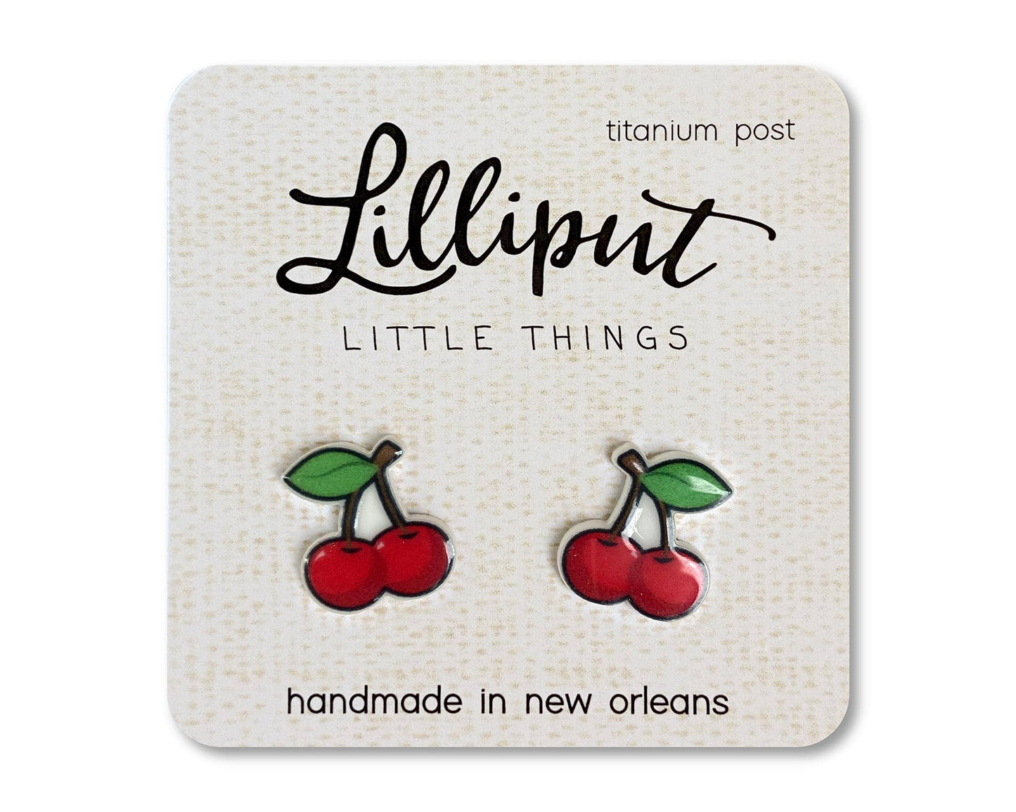 Lilliput Little Things | Cherry Earrings