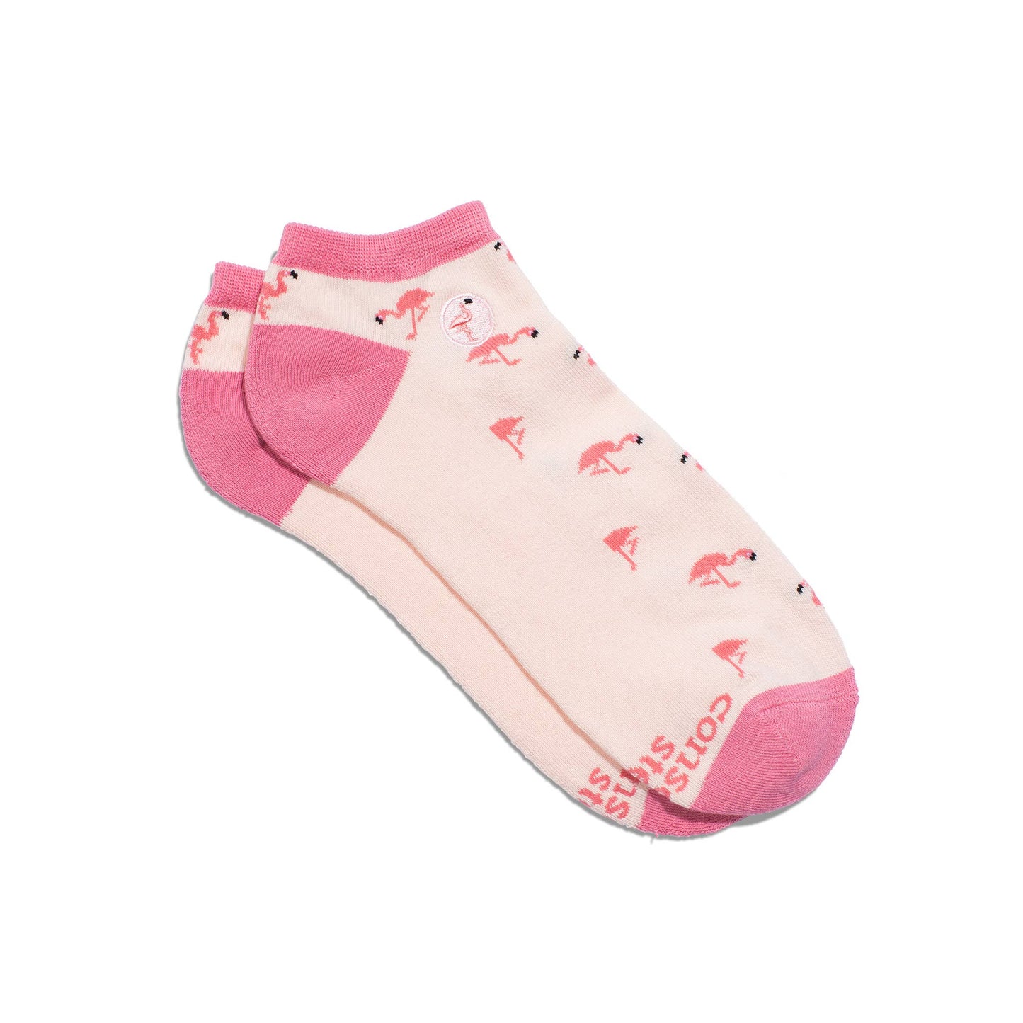 Conscious Step - Ankle Socks that Protect Flamingos | Gifts for Animal Lovers