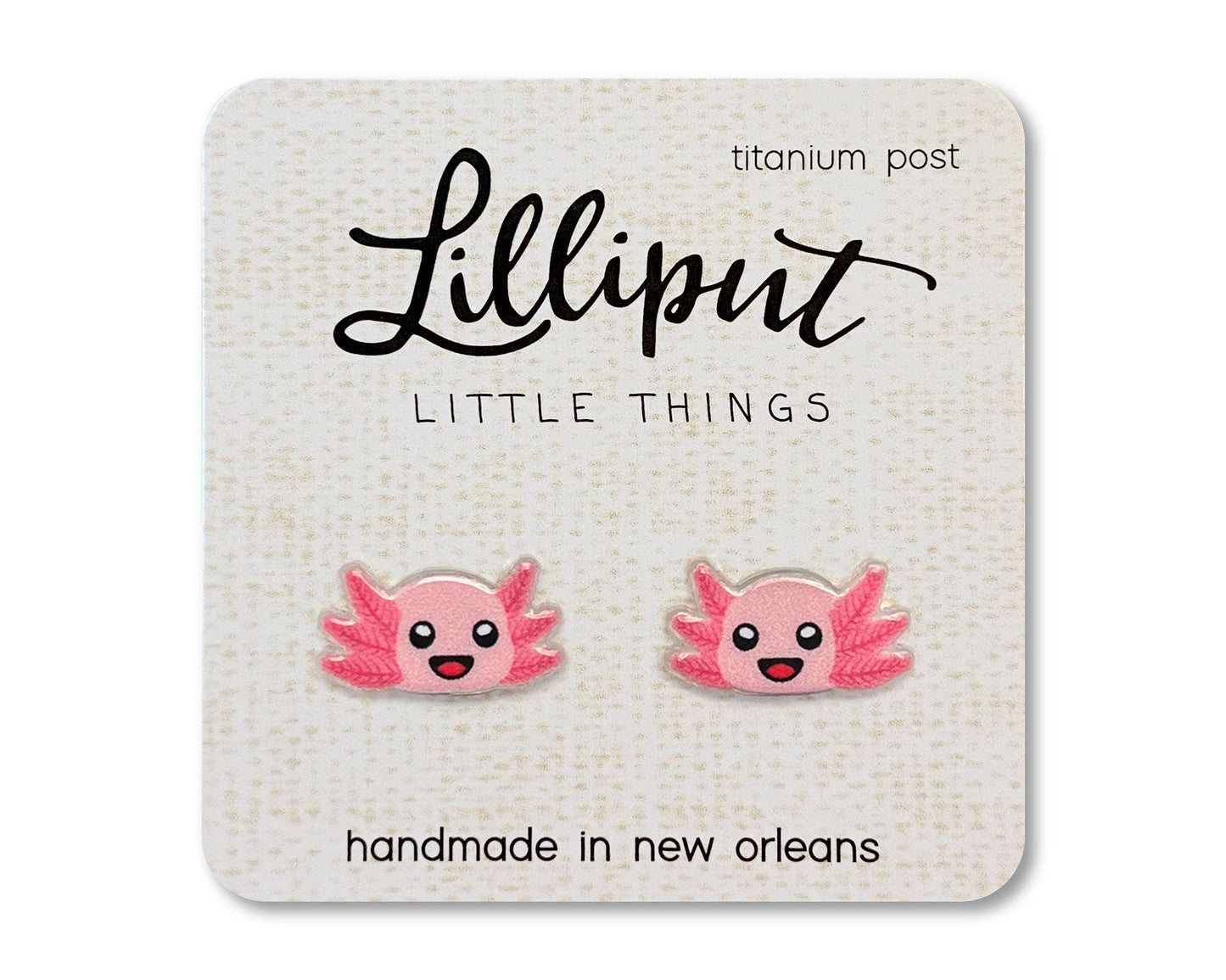 Lilliput Little Things | Axolotl Earrings