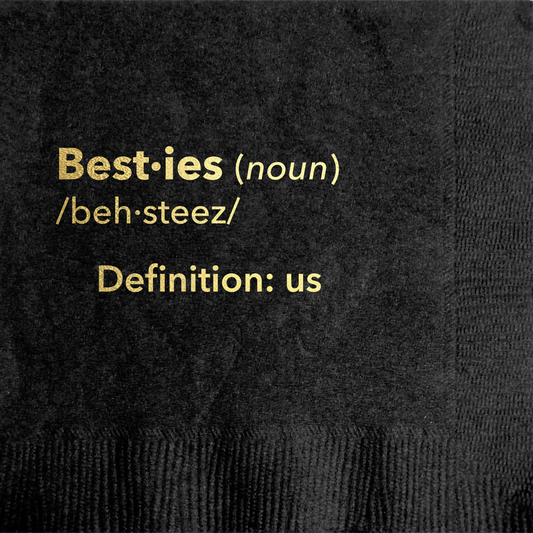 Pretty Alright Goods | Besties Cocktail Napkin