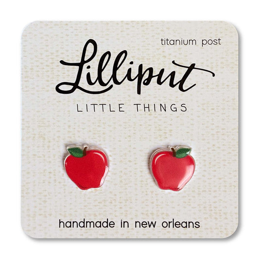 apple earrings