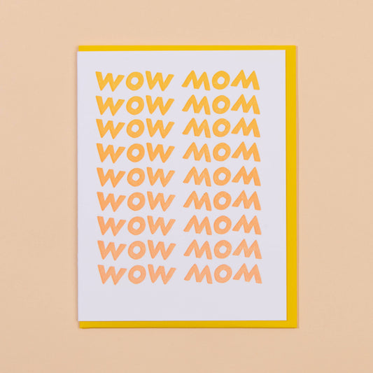 And Here We Are | Wow Mom Letterpress Greeting Card