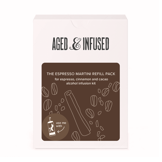 Aged & Infused Espresso Martini Refill Pack on a white background