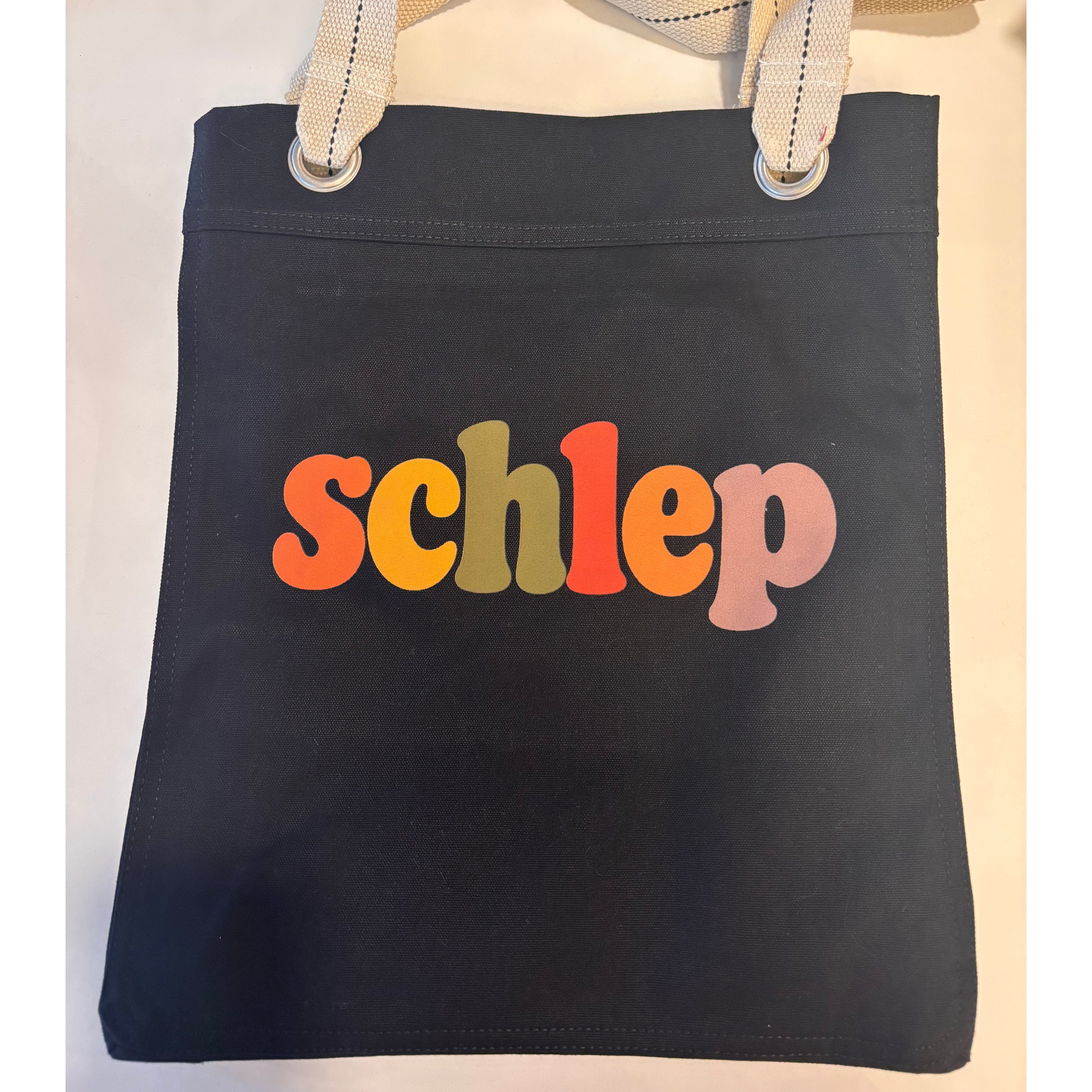black schlep tote
