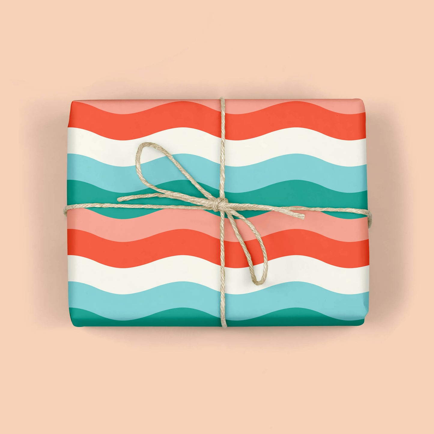 Mellowworks | RETRO HOLIDAY WAVE Gift Wrap (ROLL)