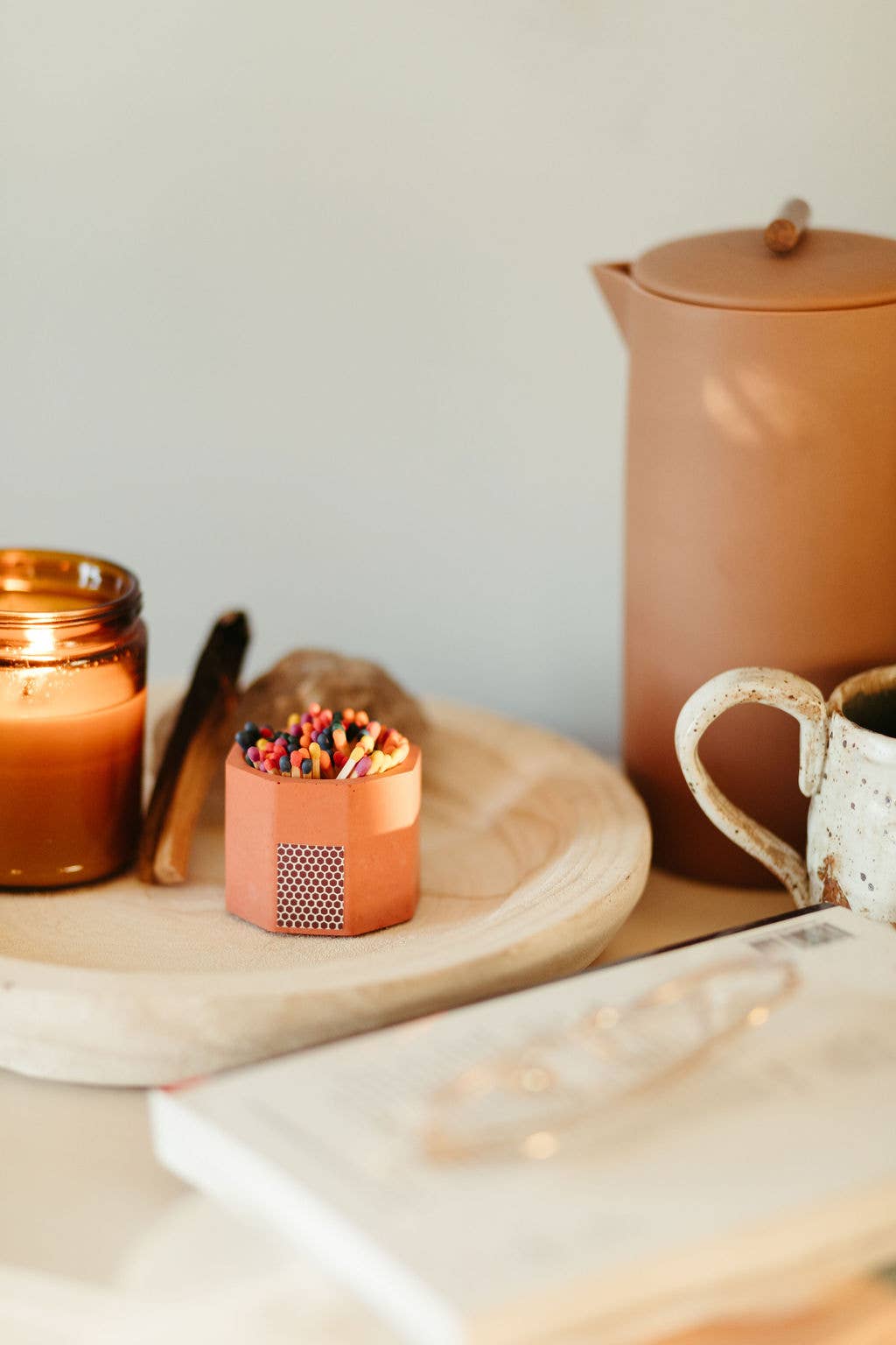 Tenn Prairie | Hand-poured Concrete Match Holder
