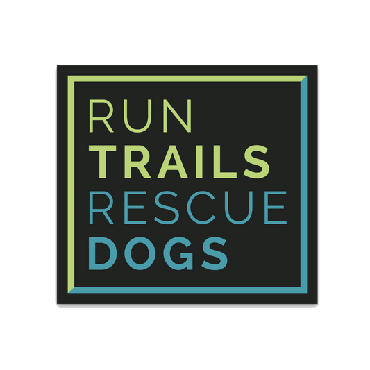 MuttRuk | Run Trails Rescue Dogs Vinyl Sticker