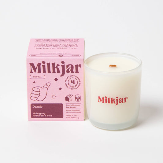 Dandy - Mahogany, Firewood & Pine Coconut Soy Candle